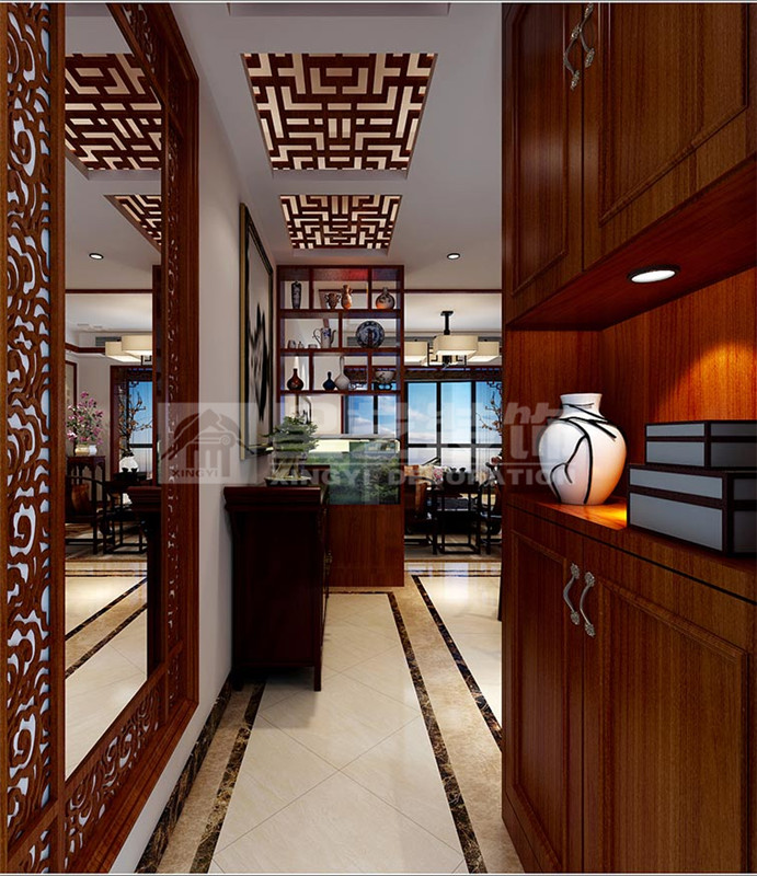 天池山240平玄關裝修效果圖