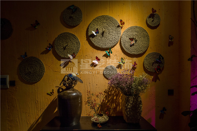 大化“因為所以”咖啡生活館200平裝飾畫裝修設(shè)計實景圖