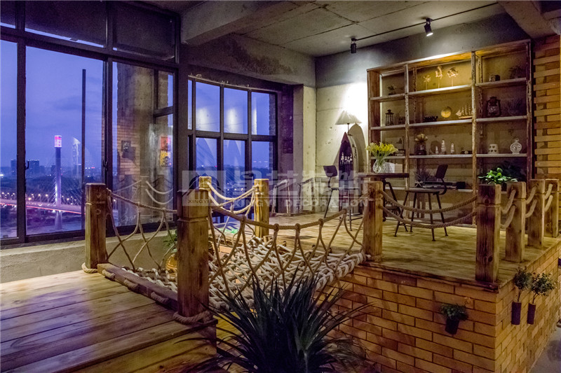 漢軍五象一號(hào)空中體驗(yàn)館160平探險(xiǎn)區(qū)裝修設(shè)計(jì)實(shí)景圖