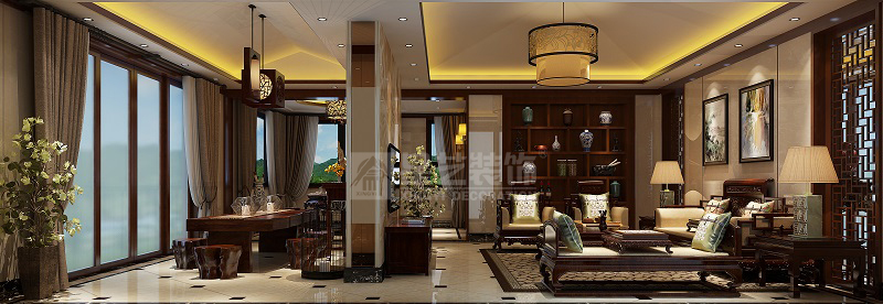 南寧星藝裝飾復式樓客廳裝修