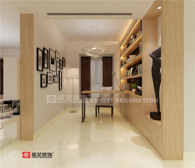 普羅旺斯165平書(shū)房裝修效果圖