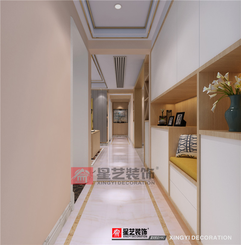 榮和千千樹(shù)133平玄關(guān)裝修效果圖