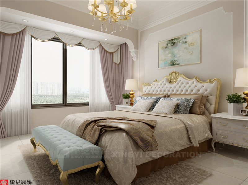 霖峰壹號(hào)92平臥室裝修效果圖