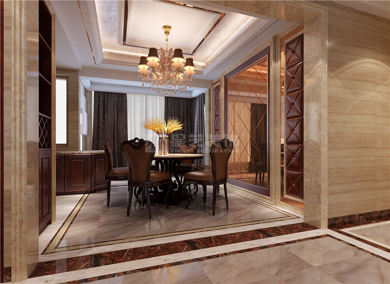 萬達茂149平餐廳裝修效果圖