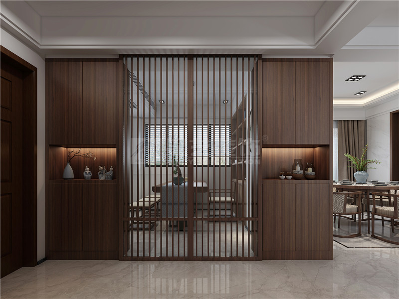 翰林學(xué)府125平入戶(hù)玄關(guān)裝修效果圖