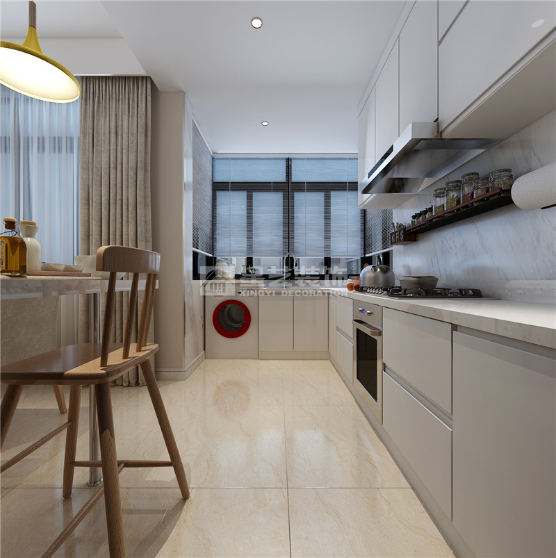 保利領繡前城123平廚房裝修效果圖