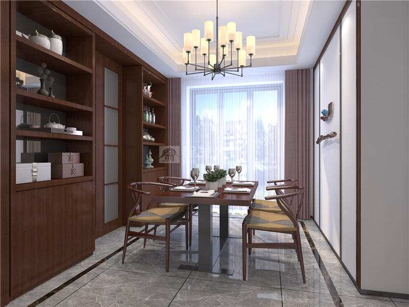 萬達茂140平餐廳裝修效果圖