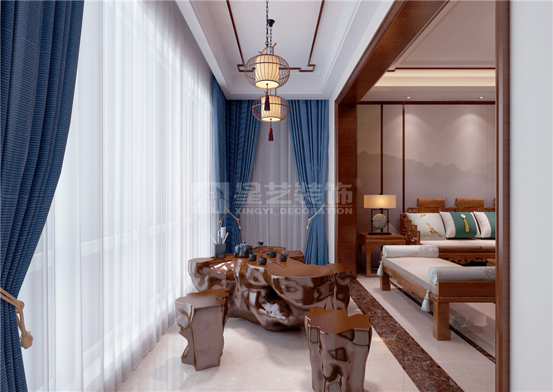 綠地中央廣場(chǎng)150平陽(yáng)臺(tái)裝修效果圖