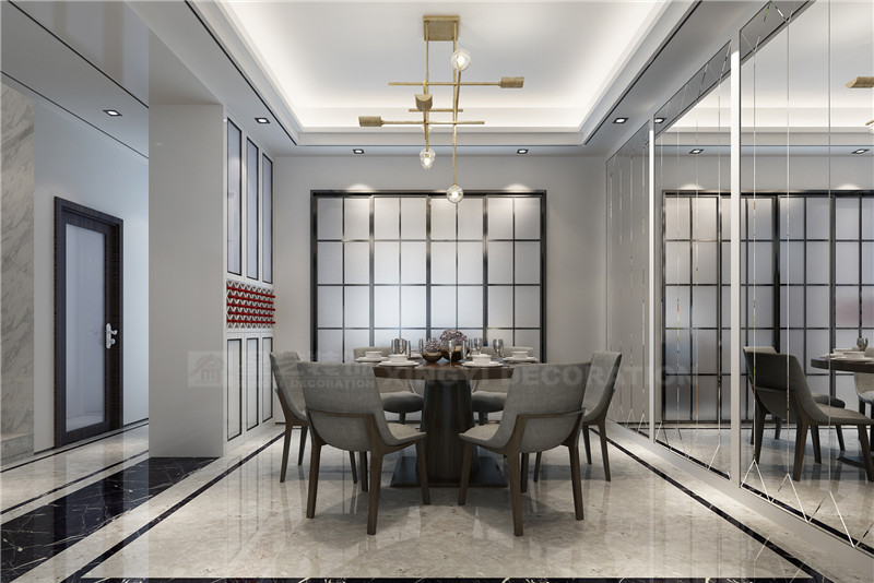 合景天匯158平餐廳裝修效果圖