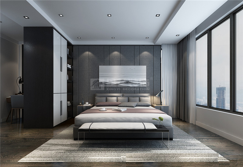 保利領秀前城120平臥室裝修效果圖