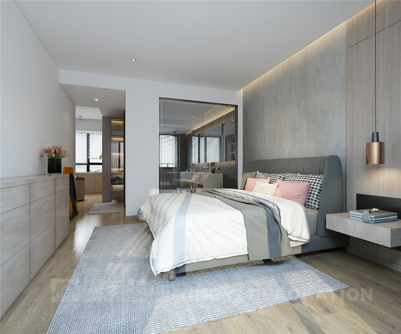 華發(fā)國(guó)賓壹號(hào)120平臥室裝修效果圖