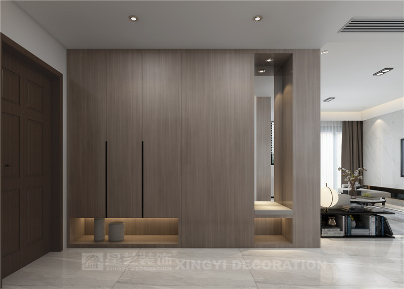 華發(fā)國(guó)賓壹號(hào)120平入戶裝修效果圖