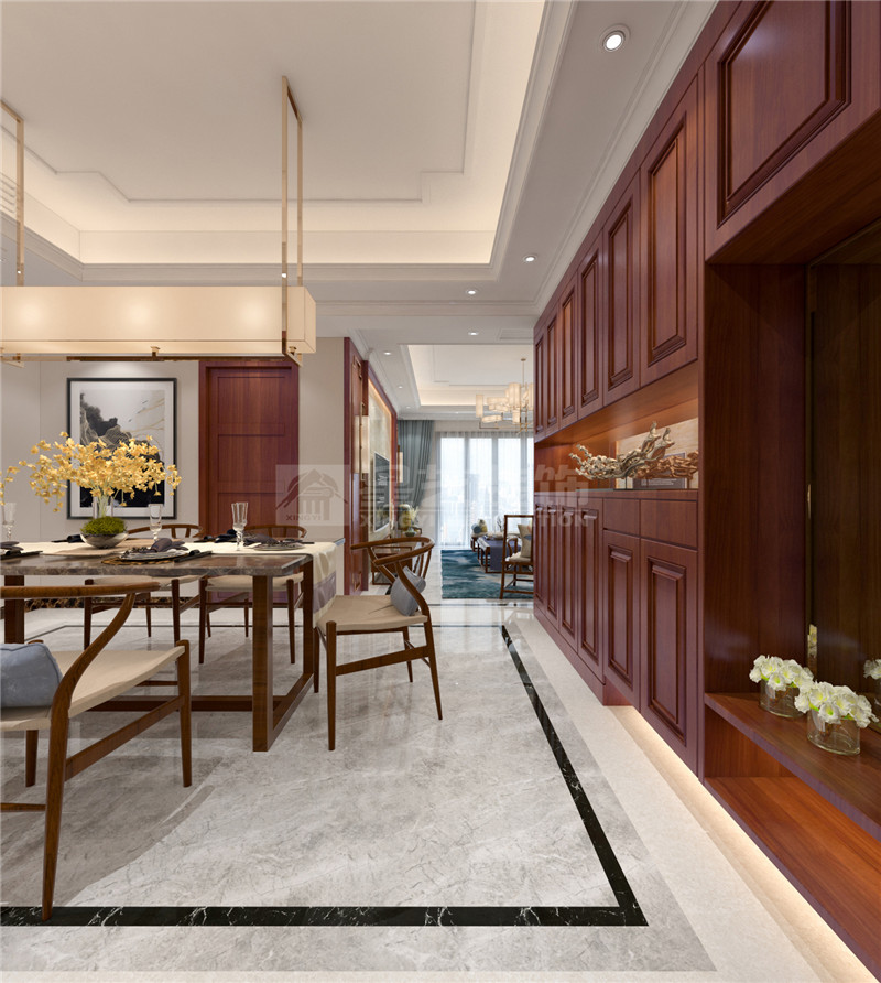 翡翠灣130平過(guò)道裝修效果圖