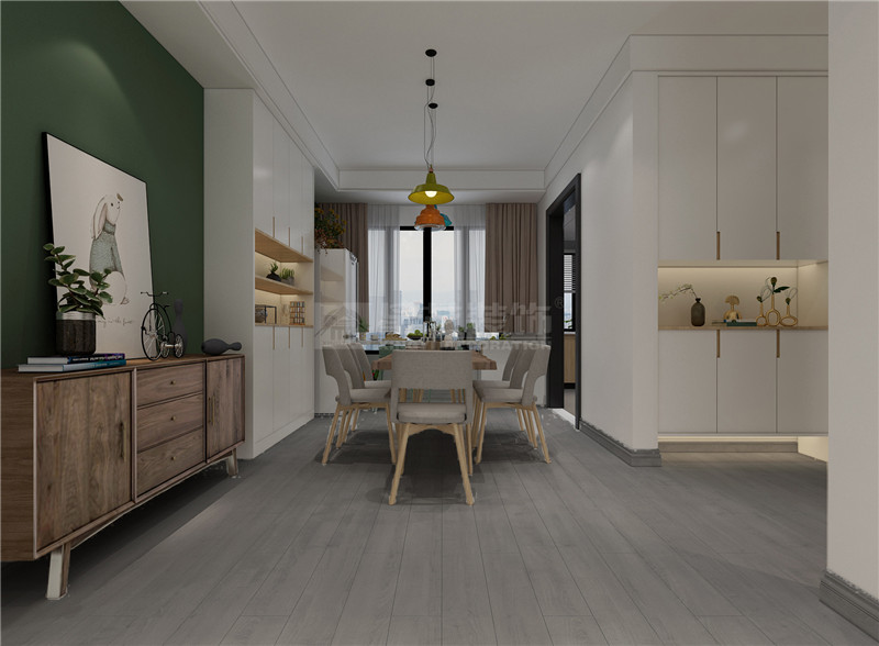 萬(wàn)達(dá)茂140平餐廳裝修效果圖