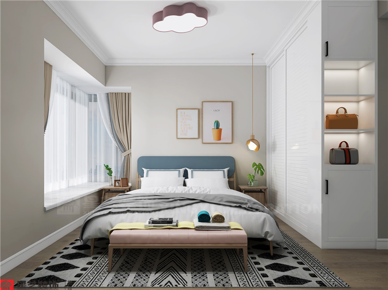華潤二十四城 88平臥室裝修效果圖