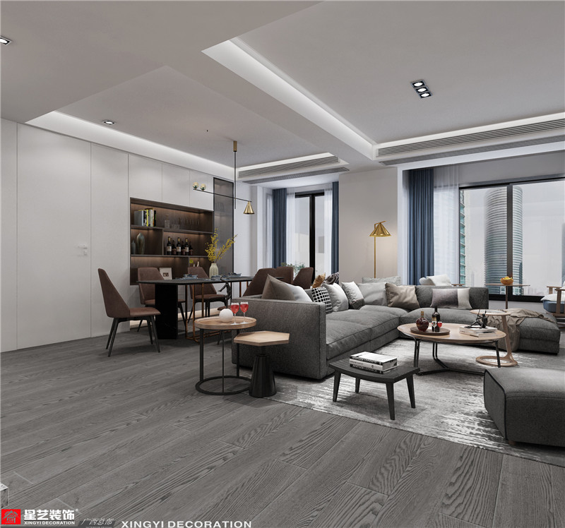 金地世家150平餐廳裝修效果圖