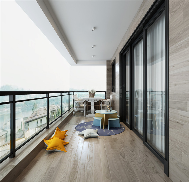 綠城春江明月137平陽(yáng)臺(tái)裝修效果圖