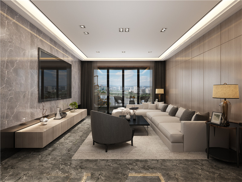 萬(wàn)達(dá)茂 144平客廳裝修效果圖