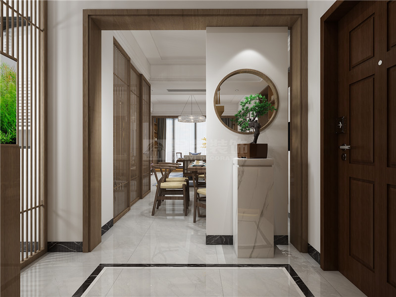 怡和信苑152平入戶(hù)裝修效果圖