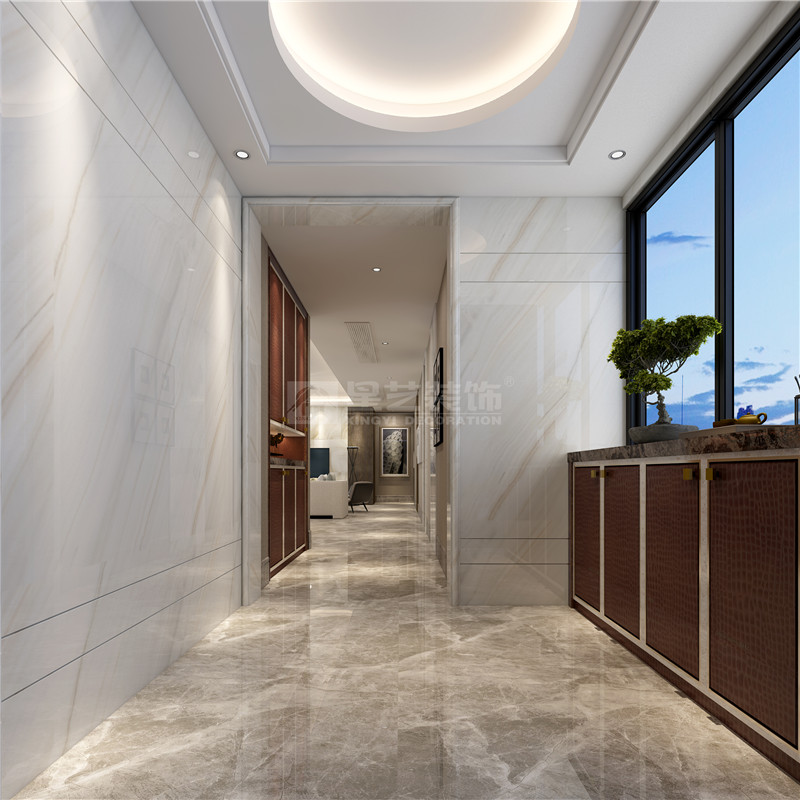 可逸江畔160平入戶(hù)裝修效果圖