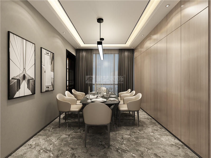 萬(wàn)達(dá)茂 144平餐廳裝修效果圖