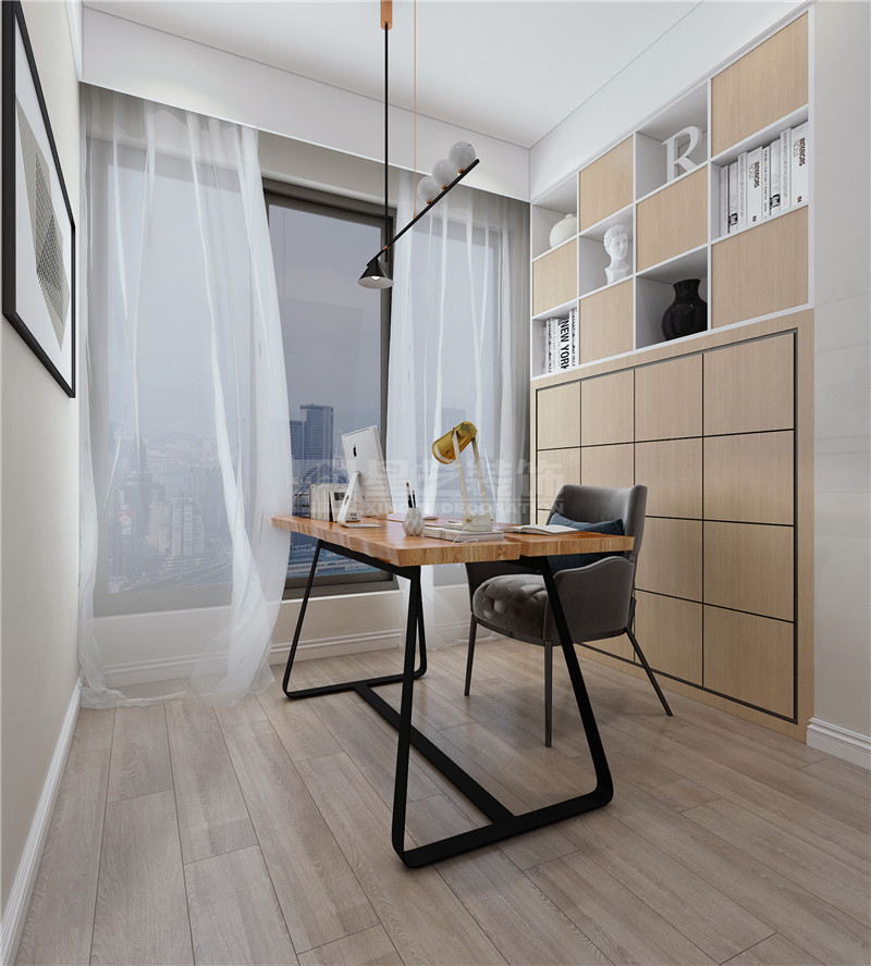 五象明珠90平書(shū)房裝修效果圖