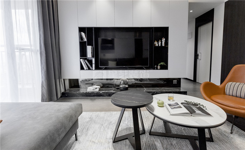 嘉和城120平客廳裝修實景圖