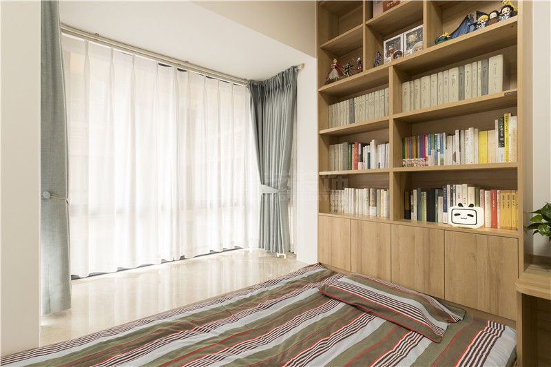 凱業(yè)花園100平書房裝修實景圖