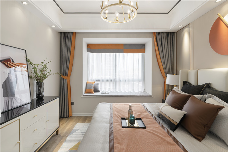 來賓樣板房 126平臥室裝修實(shí)景圖