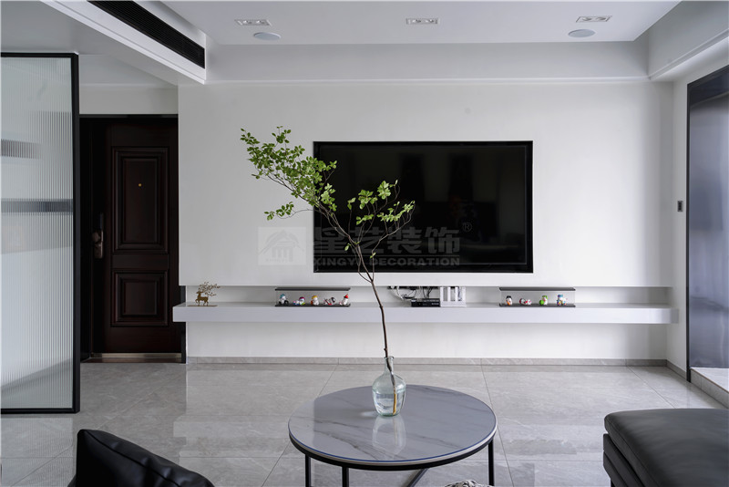 單位房140平客廳裝修實景圖