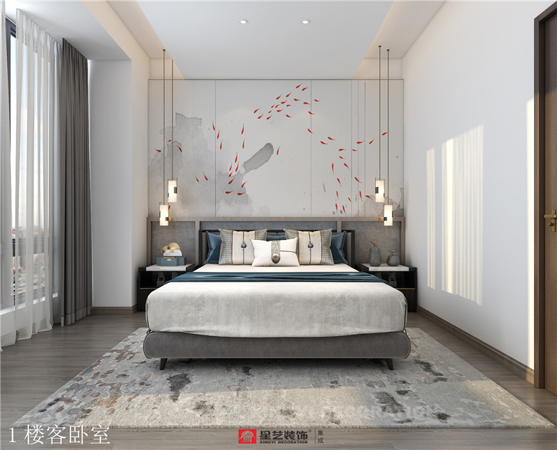 香語(yǔ)郡590平別墅臥室裝修效果圖