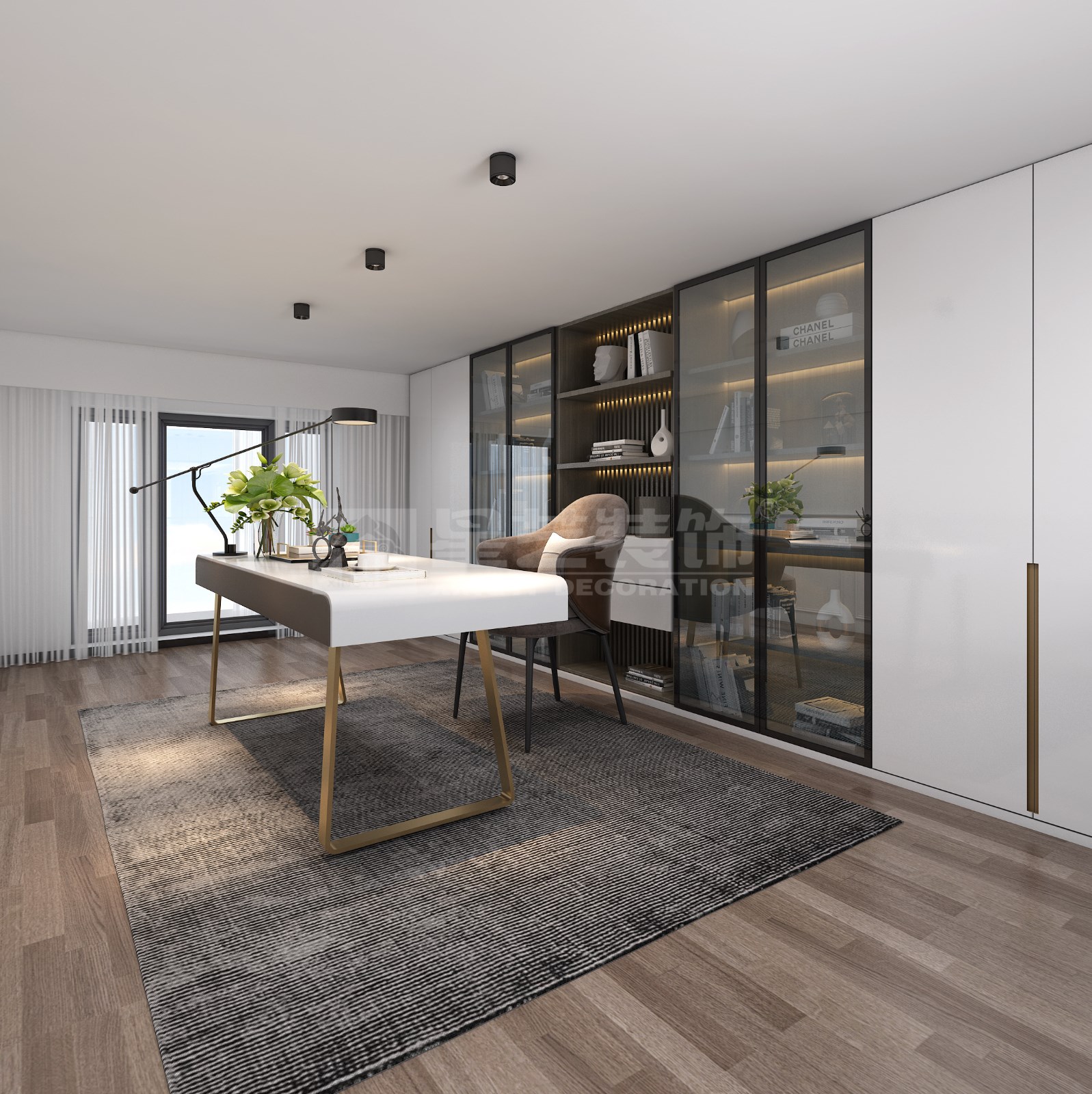 安吉山語城156平復式多功能室裝修效果圖