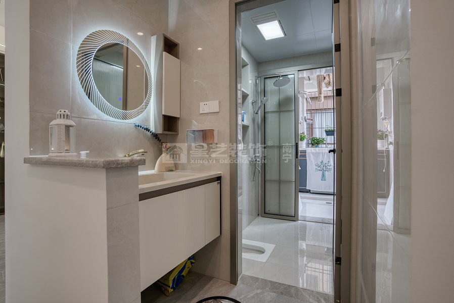 五象湖壹號110平衛(wèi)生間裝修實(shí)景