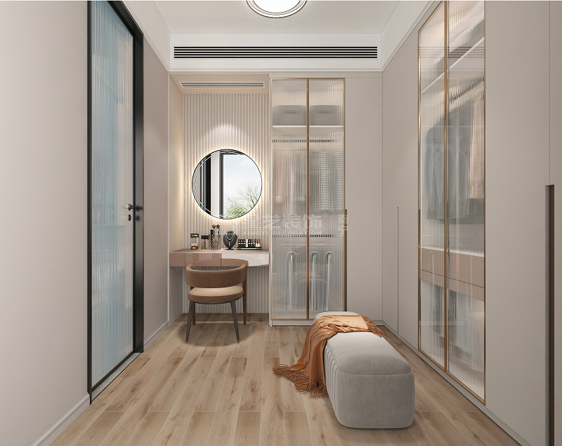 江南院子360平現代中式衣帽間裝修效果圖