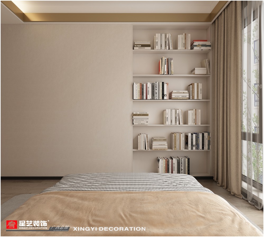 建發(fā)央璽120平現代簡約兒童房裝修效果