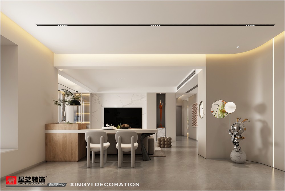 廣源悅府135平閱讀區(qū)次衛(wèi)現(xiàn)代簡(jiǎn)約裝修效果