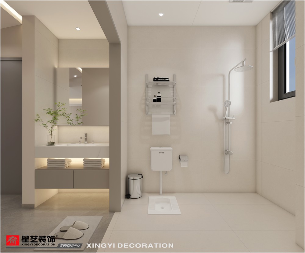 廣源悅府135平主衛(wèi)現(xiàn)代簡(jiǎn)約裝修效果