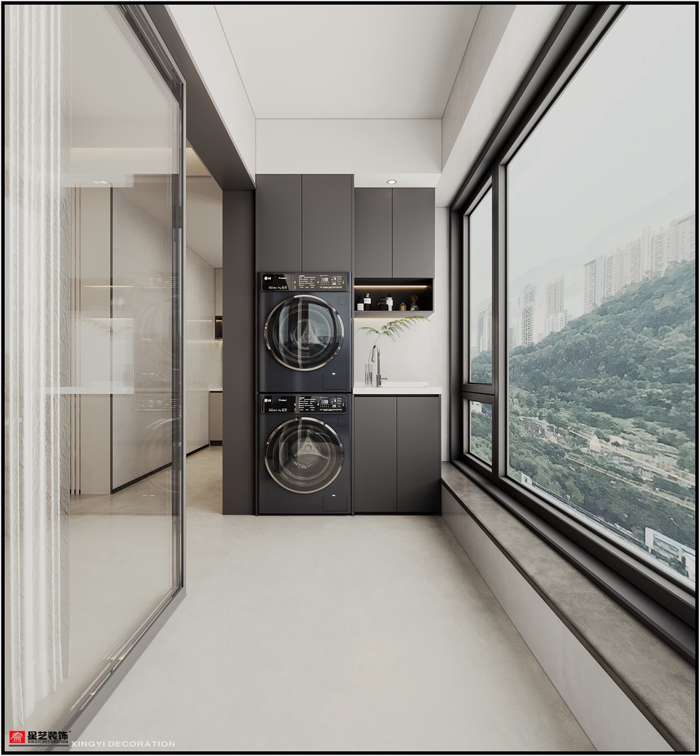 盛邦濱江府228平現(xiàn)代簡(jiǎn)約陽(yáng)臺(tái)裝修效果圖