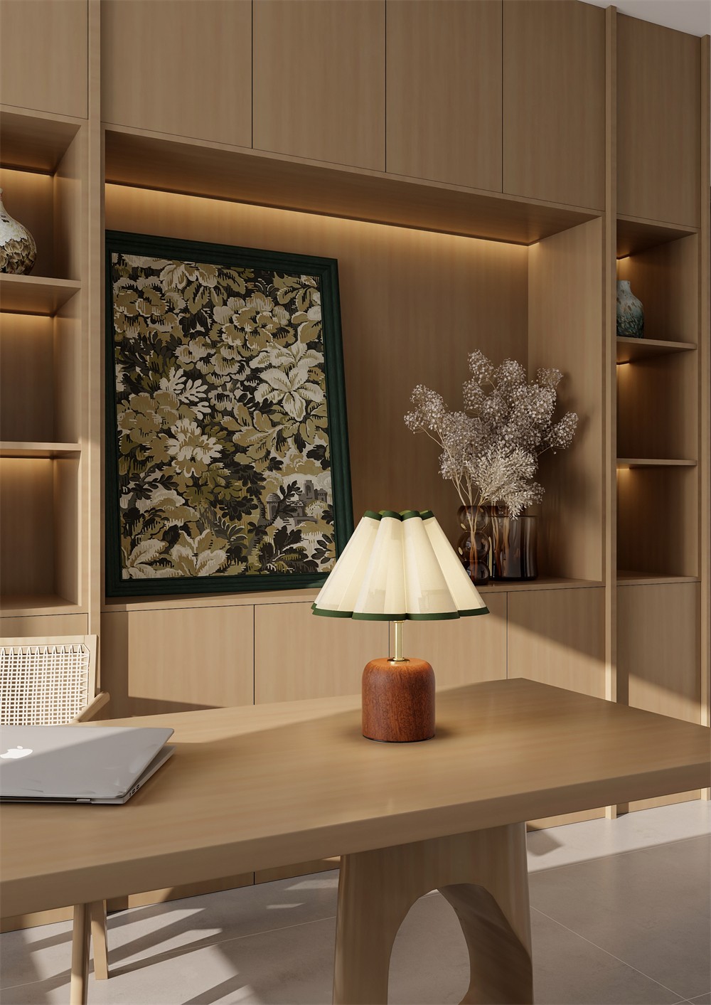 建工城140平現(xiàn)代風格書房裝修效果圖