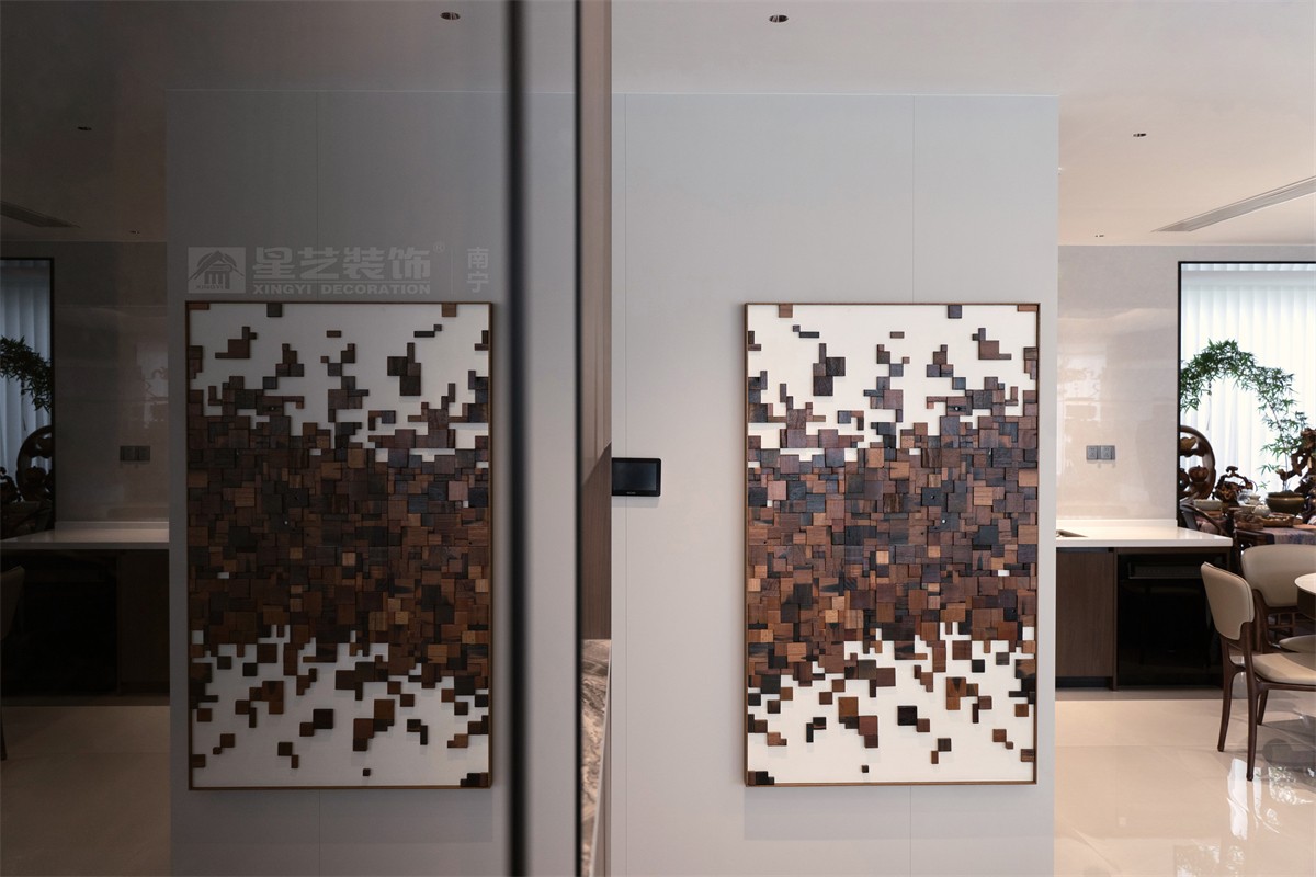 華潤(rùn)西園潤(rùn)府143平意式輕奢入戶裝修完工實(shí)景圖