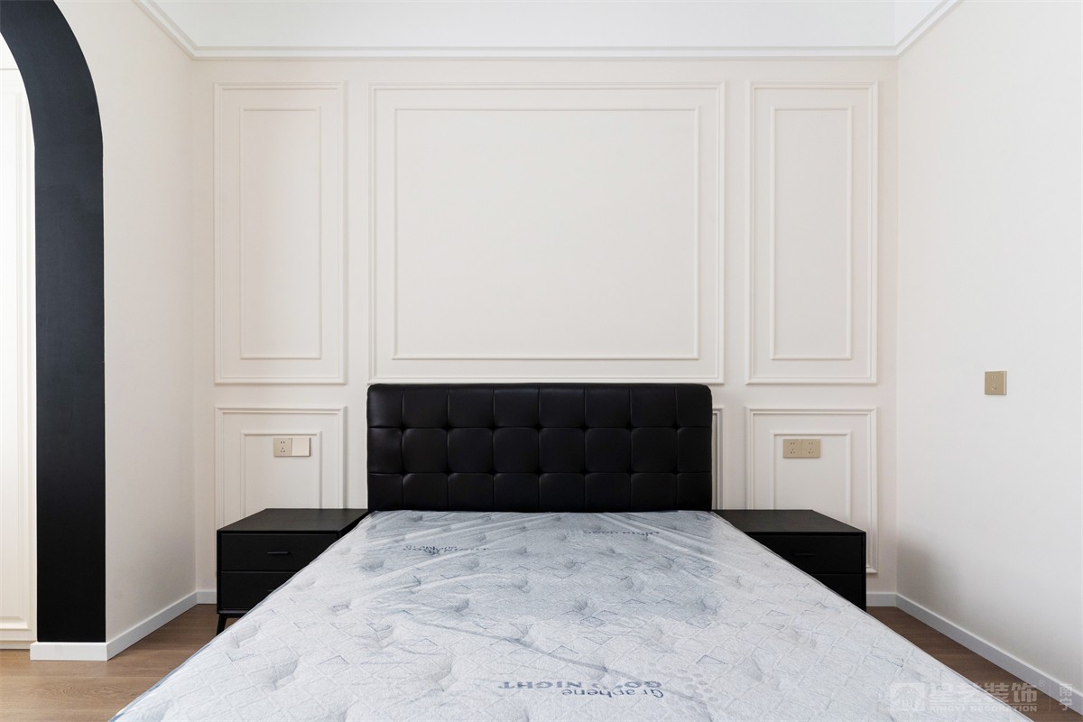 盛科城152平奶油風(fēng)臥室裝修完工實景圖