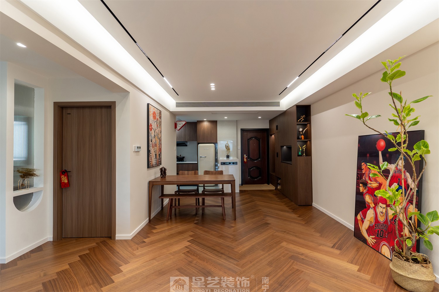 二中新民小區(qū)意式輕奢陽臺(tái)裝修完工實(shí)景圖